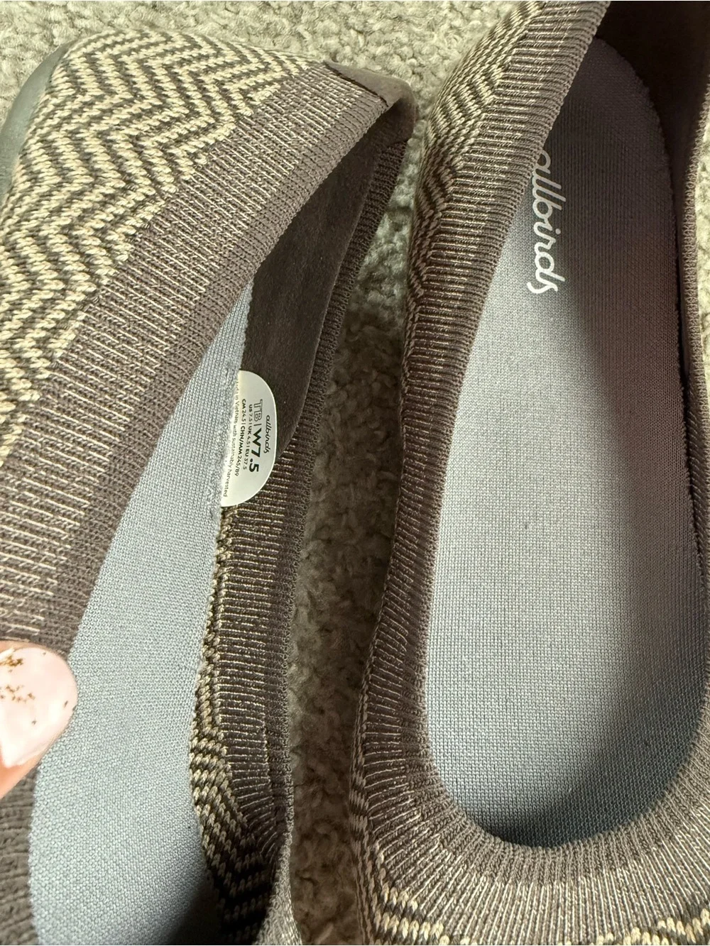 All Birds Tree Breezers flats Size 7.5 Like new